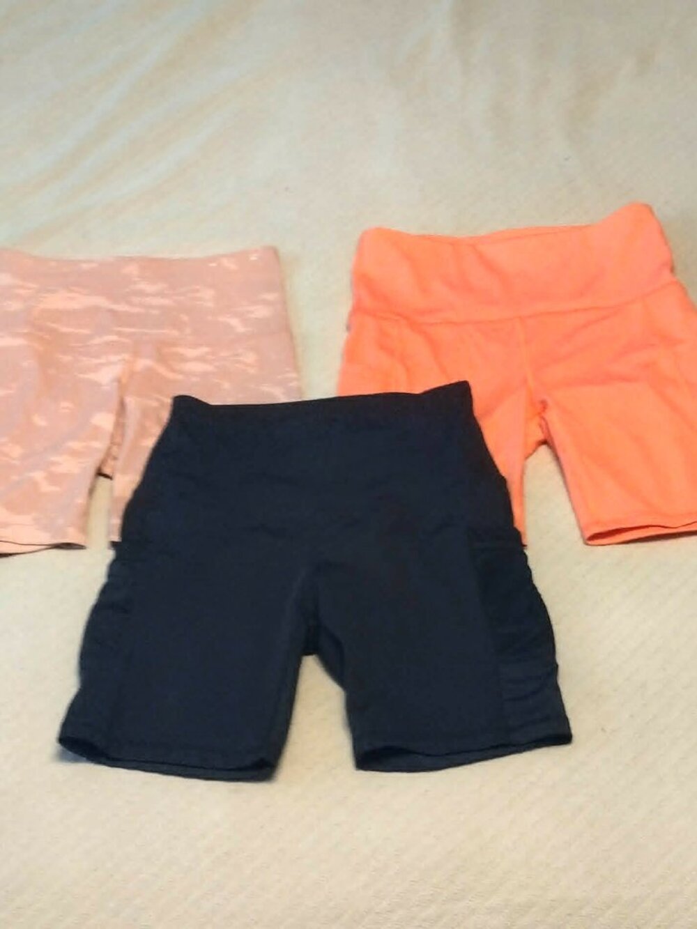 Lot of 3 Athletic/Bike/Yoga Shorts Women’s Size Small New W/O Tags